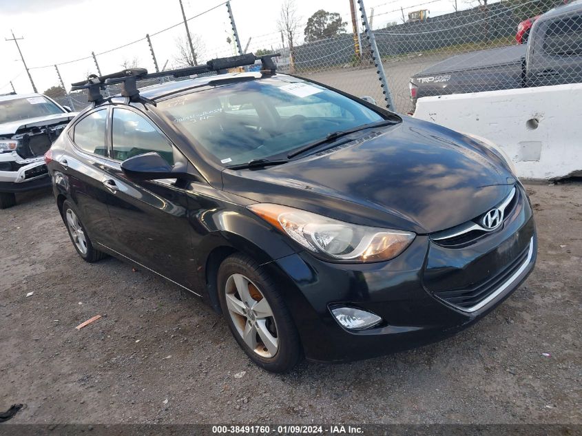 2013 Hyundai Elantra Gls (Ulsan Plant) VIN: KMHDH4AE9DU991169 Lot: 38491760