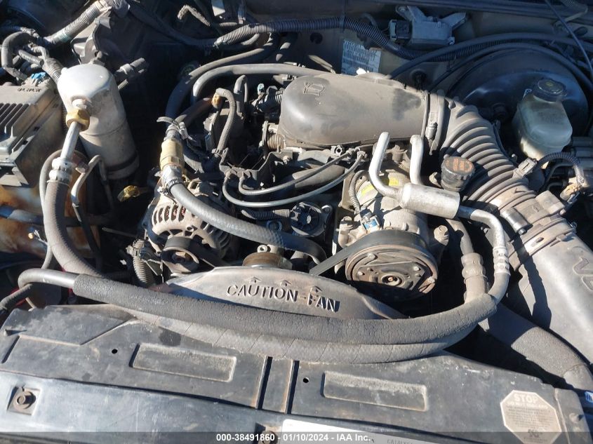 1999 Chevrolet S-10 Ls VIN: 1GCCS19X6X8205136 Lot: 38491860