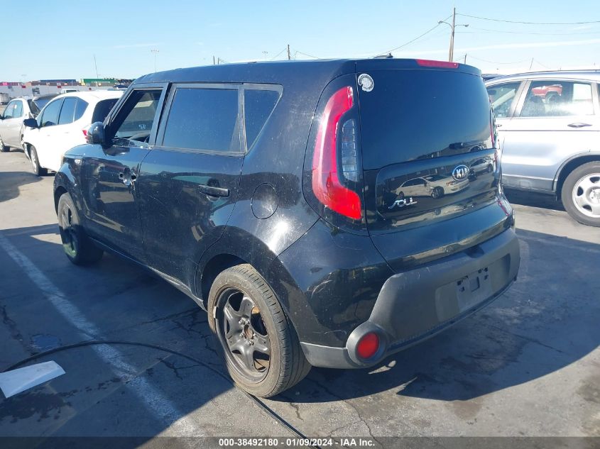 2014 Kia Soul VIN: KNDJN2A20E7024461 Lot: 38492180