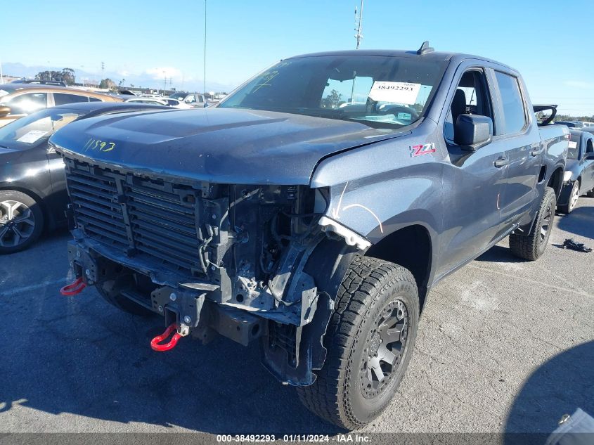 2021 Chevrolet Silverado 1500 4Wd Short Bed Custom Trail Boss VIN: 1GCPYCEF4MZ198671 Lot: 38492293