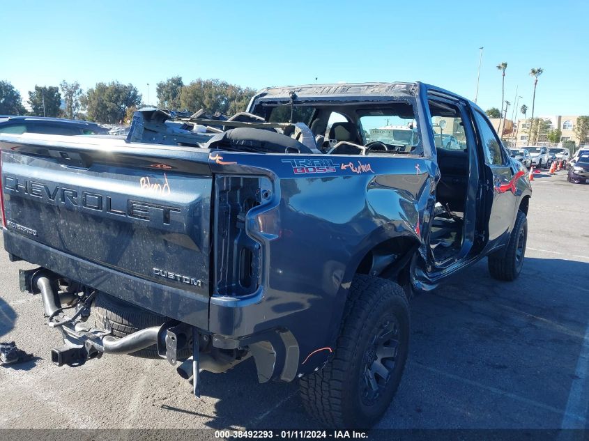 2021 Chevrolet Silverado 1500 4Wd Short Bed Custom Trail Boss VIN: 1GCPYCEF4MZ198671 Lot: 38492293