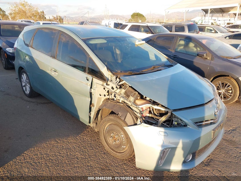 2013 Toyota Prius V Five VIN: JTDZN3EU3D3255042 Lot: 38492389