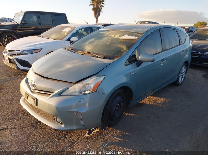 2013 Toyota Prius V Five VIN: JTDZN3EU3D3255042 Lot: 38492389