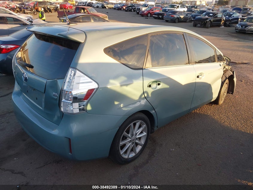 2013 Toyota Prius V Five VIN: JTDZN3EU3D3255042 Lot: 38492389