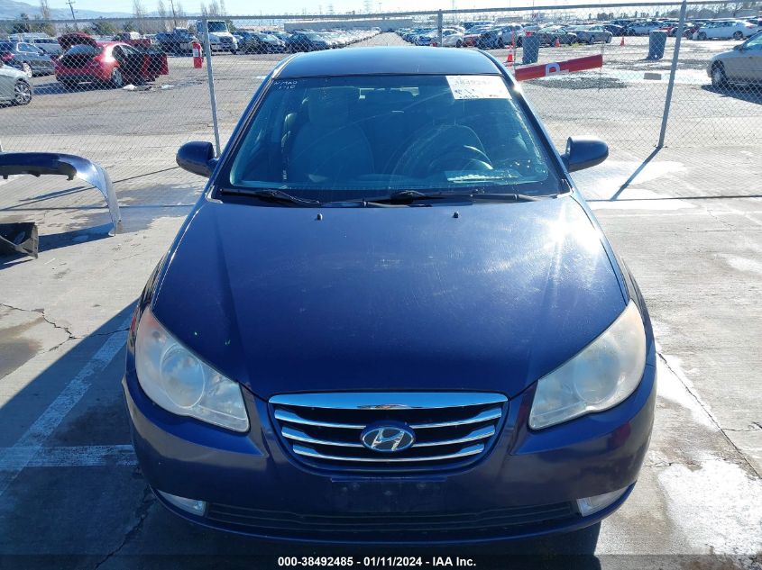 2010 Hyundai Elantra Gls VIN: KMHDU4AD2AU968458 Lot: 38492485