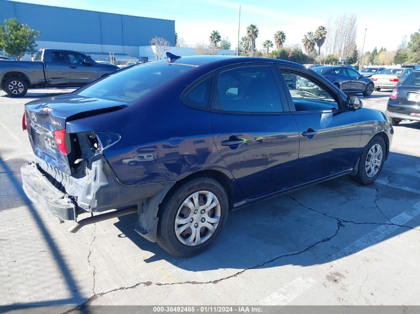 2010 Hyundai Elantra Gls VIN: KMHDU4AD2AU968458 Lot: 38492485