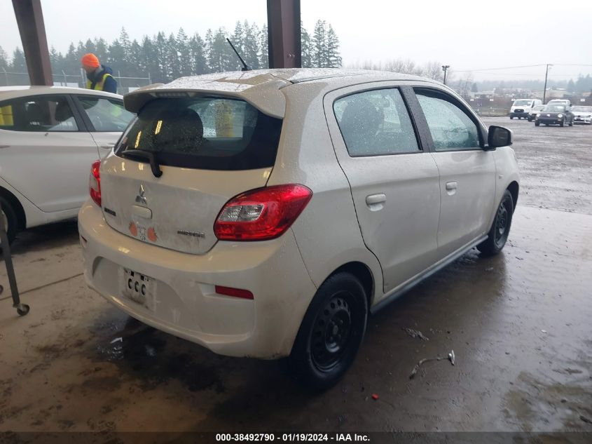 2017 Mitsubishi Mirage Es VIN: ML32A3HJ6HH004638 Lot: 38492790