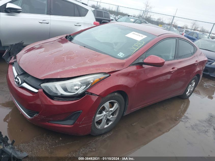 5NPDH4AE8FH635250 2015 Hyundai Elantra Se