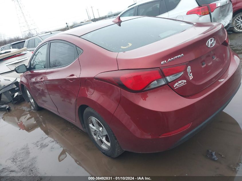 5NPDH4AE8FH635250 2015 Hyundai Elantra Se