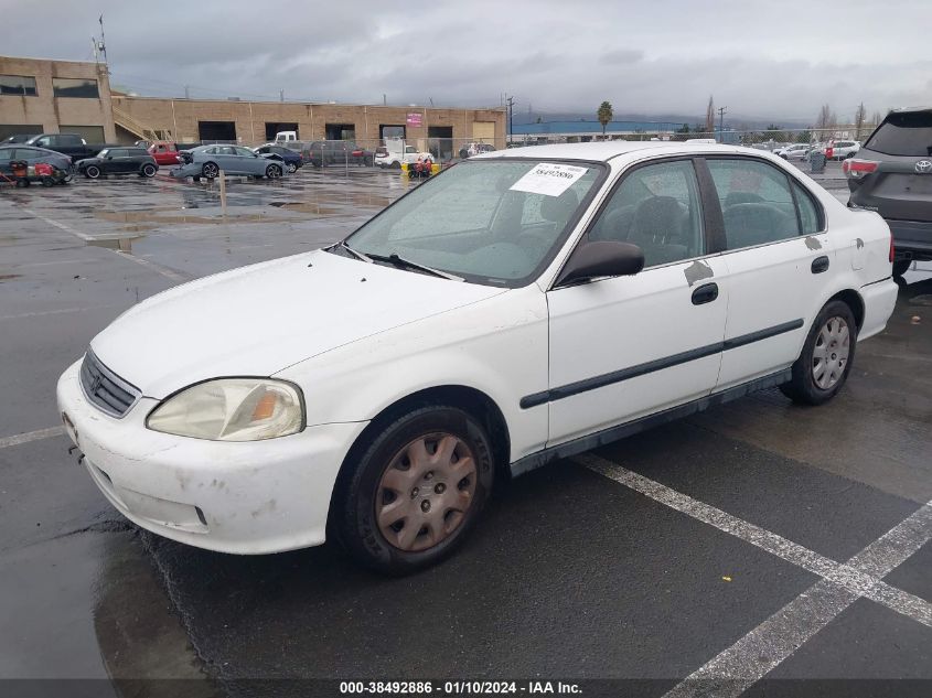 1999 Honda Civic Lx VIN: 2HGEJ6672XH571782 Lot: 38492886