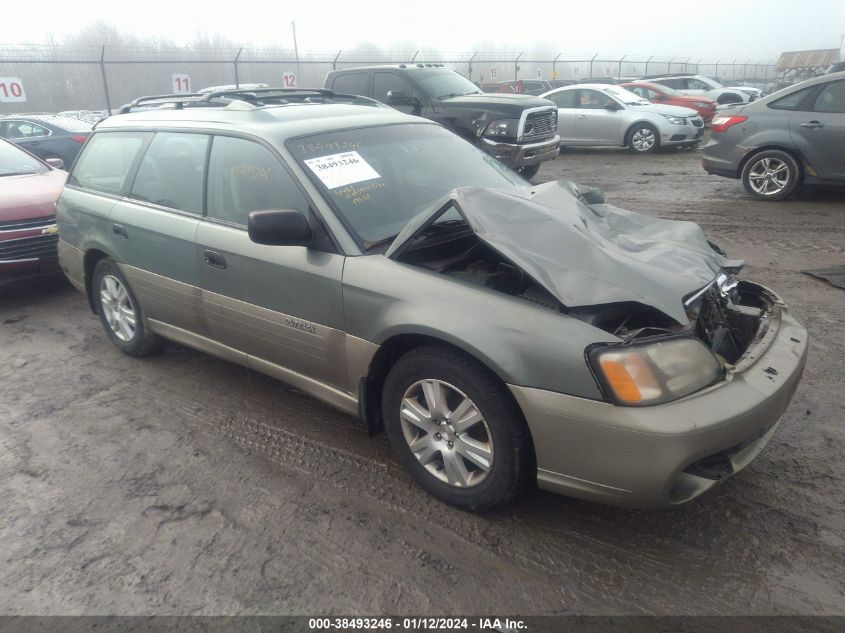 2004 Subaru Outback VIN: 4S3BH675147631567 Lot: 38493246