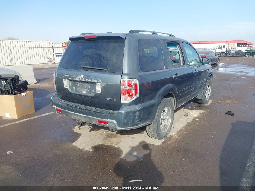 2HKYF18606H520758 2006 Honda Pilot Ex-L