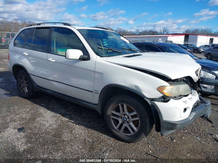 2005 BMW X5 3.0I VIN: 5UXFA13575LY17927 Lot: 38493386