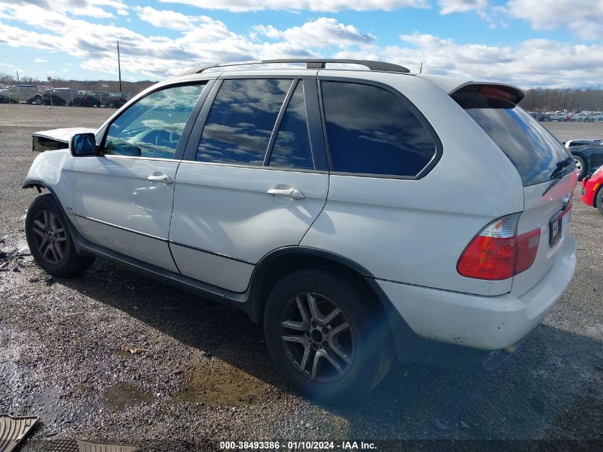 2005 BMW X5 3.0I VIN: 5UXFA13575LY17927 Lot: 38493386