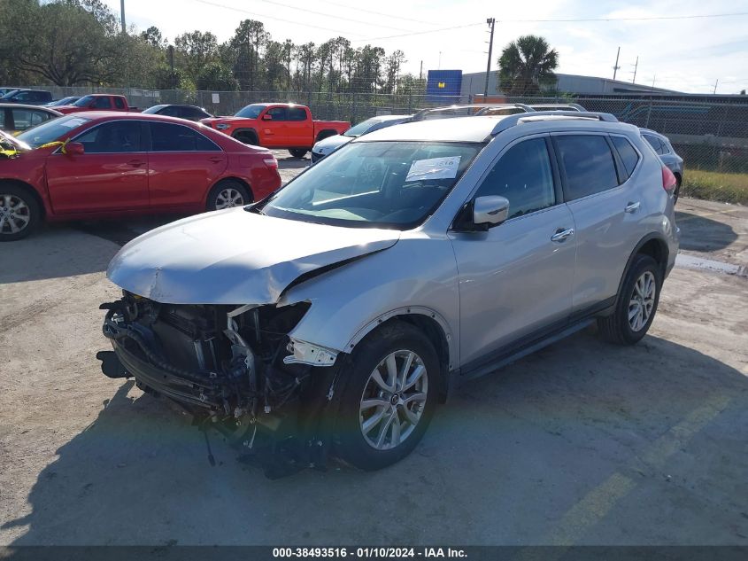 2017 Nissan Rogue Sv VIN: JN8AT2MT0HW393152 Lot: 38493516