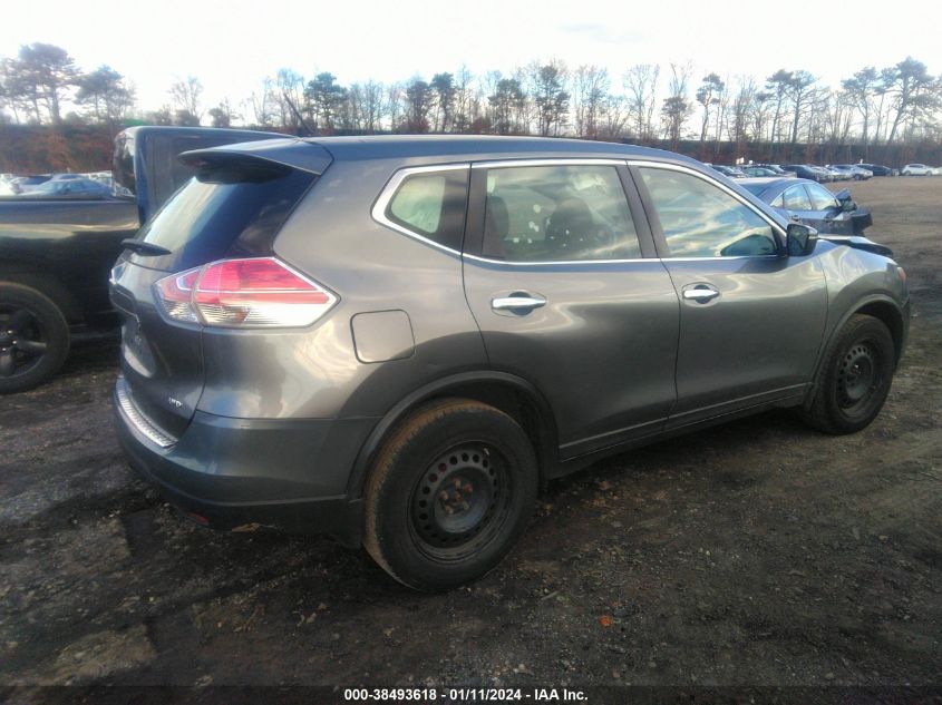 2015 Nissan Rogue S VIN: KNMAT2MV7FP522881 Lot: 38493618