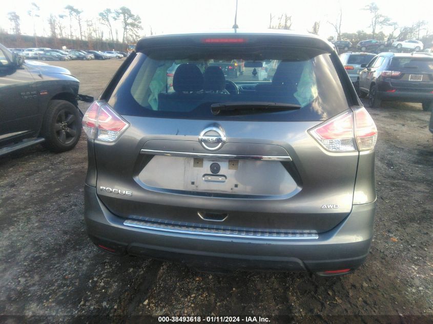 2015 Nissan Rogue S VIN: KNMAT2MV7FP522881 Lot: 38493618