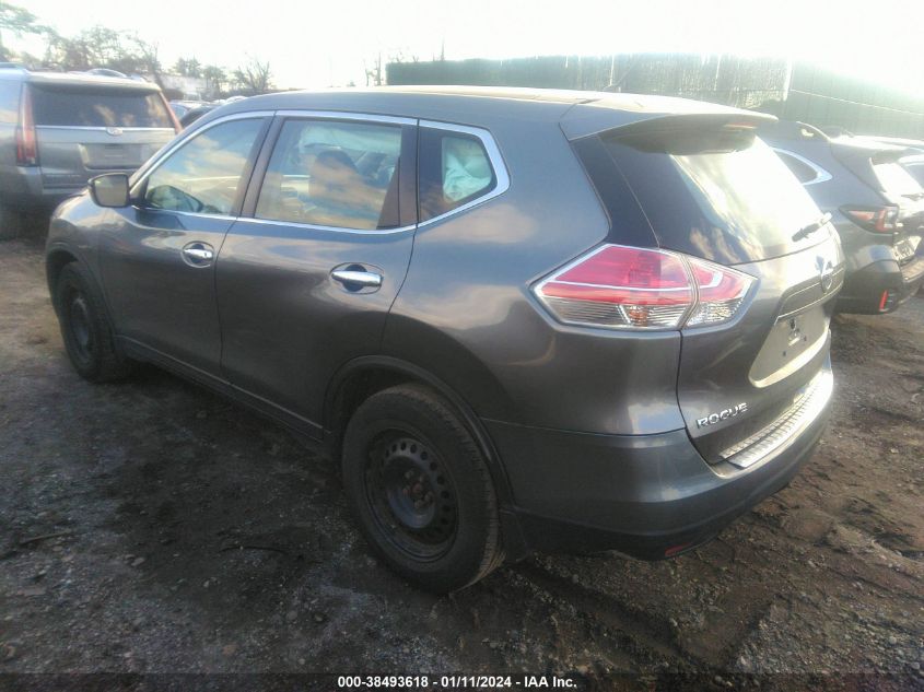 2015 Nissan Rogue S VIN: KNMAT2MV7FP522881 Lot: 38493618