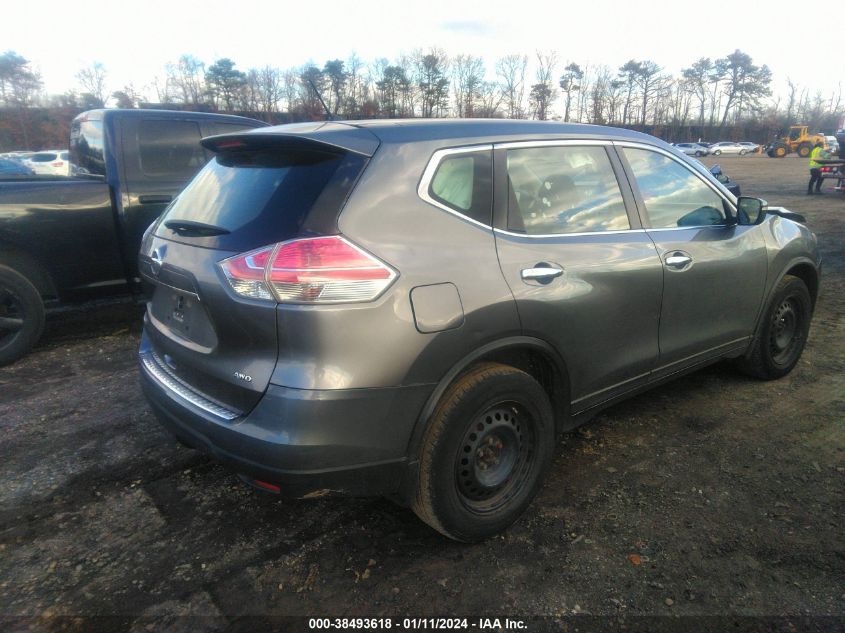 2015 Nissan Rogue S VIN: KNMAT2MV7FP522881 Lot: 38493618