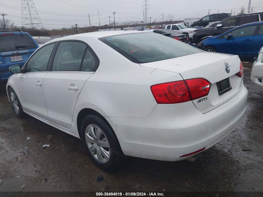 2013 Volkswagen Jetta 2.5L Se VIN: 3VWDP7AJXDM416036 Lot: 38494019