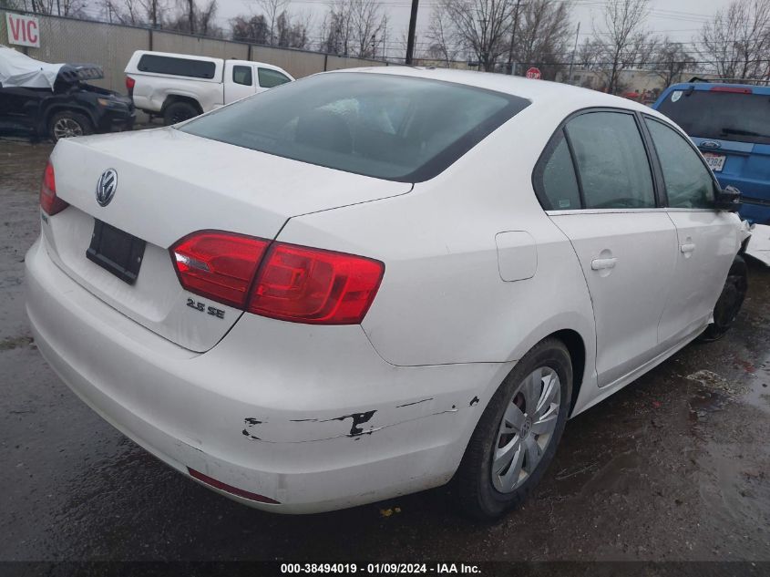 2013 Volkswagen Jetta 2.5L Se VIN: 3VWDP7AJXDM416036 Lot: 38494019