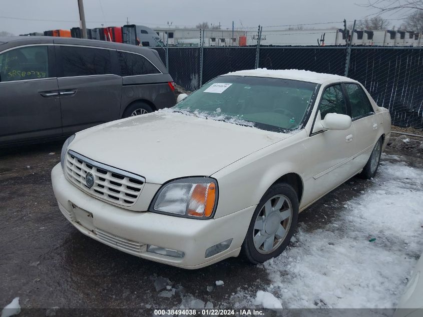 2000 Cadillac Deville Dts VIN: 1G6KF5793YU222306 Lot: 38494038