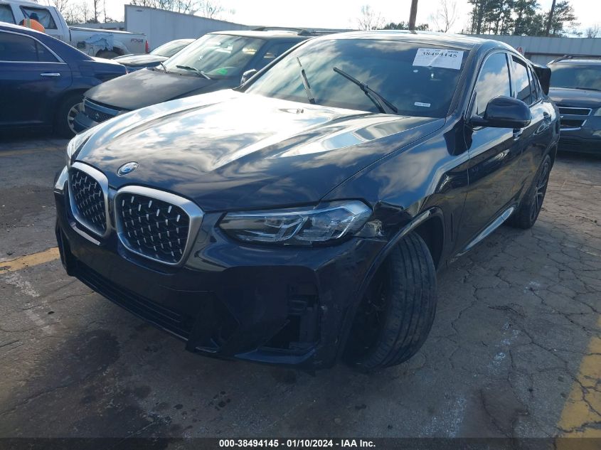 2022 BMW X4 xDrive30I VIN: 5UX33DT03N9L40901 Lot: 38494145