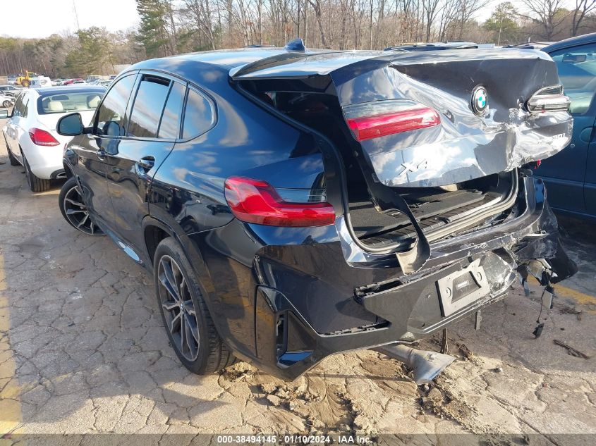 2022 BMW X4 xDrive30I VIN: 5UX33DT03N9L40901 Lot: 38494145