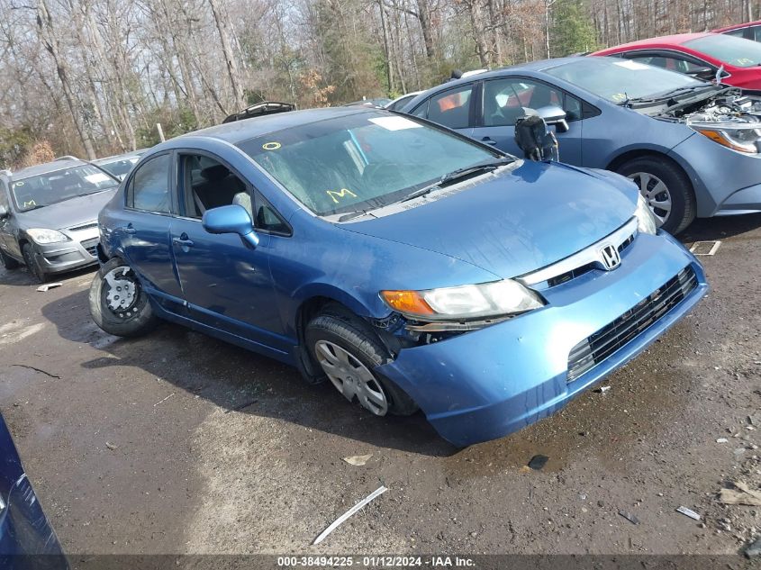 2006 Honda Civic Lx VIN: 1HGFA16506L135522 Lot: 38494225