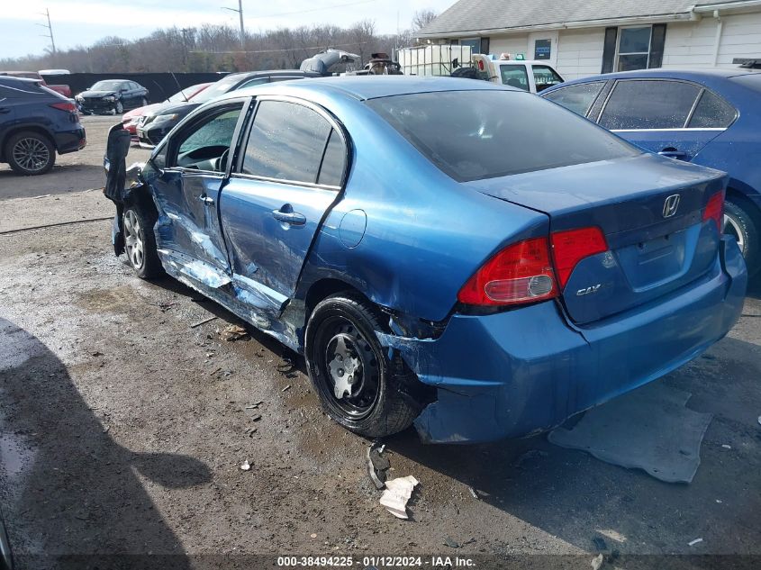 2006 Honda Civic Lx VIN: 1HGFA16506L135522 Lot: 38494225