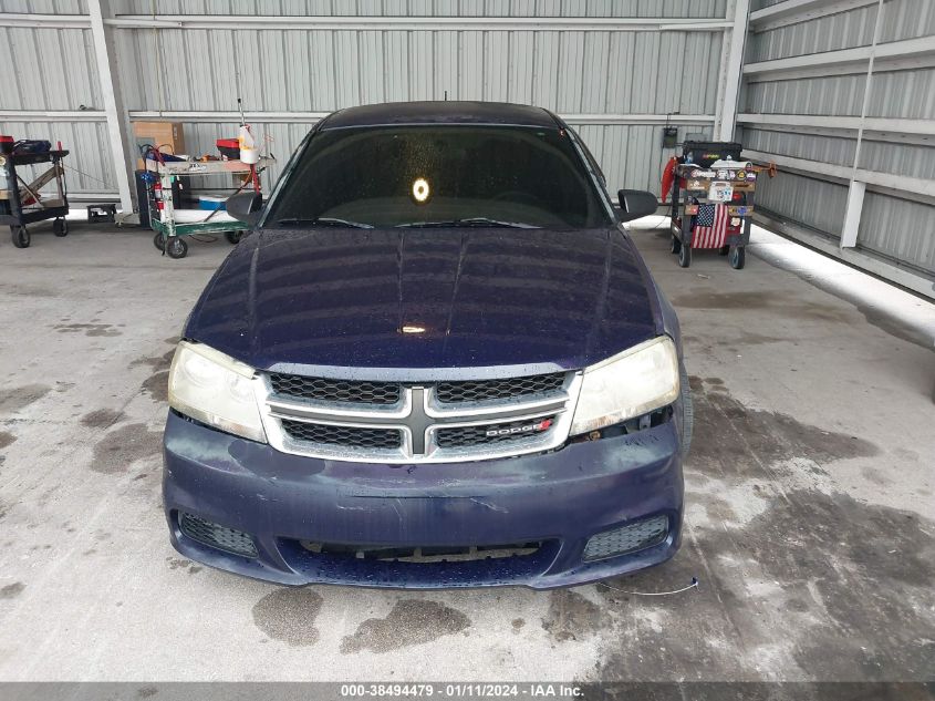 2014 Dodge Avenger Se VIN: 1C3CDZAB3EN111145 Lot: 38494479