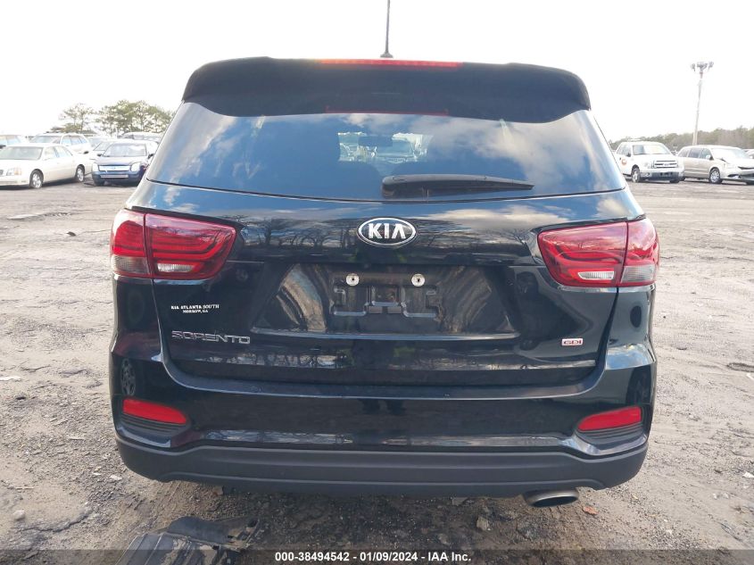 2020 Kia Sorento 2.4L L VIN: 5XYPG4A30LG643604 Lot: 38494542