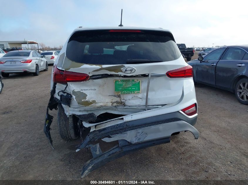 2019 Hyundai Santa Fe Se VIN: 5NMS23AD6KH003722 Lot: 38494601