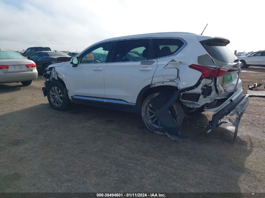 2019 Hyundai Santa Fe Se VIN: 5NMS23AD6KH003722 Lot: 38494601