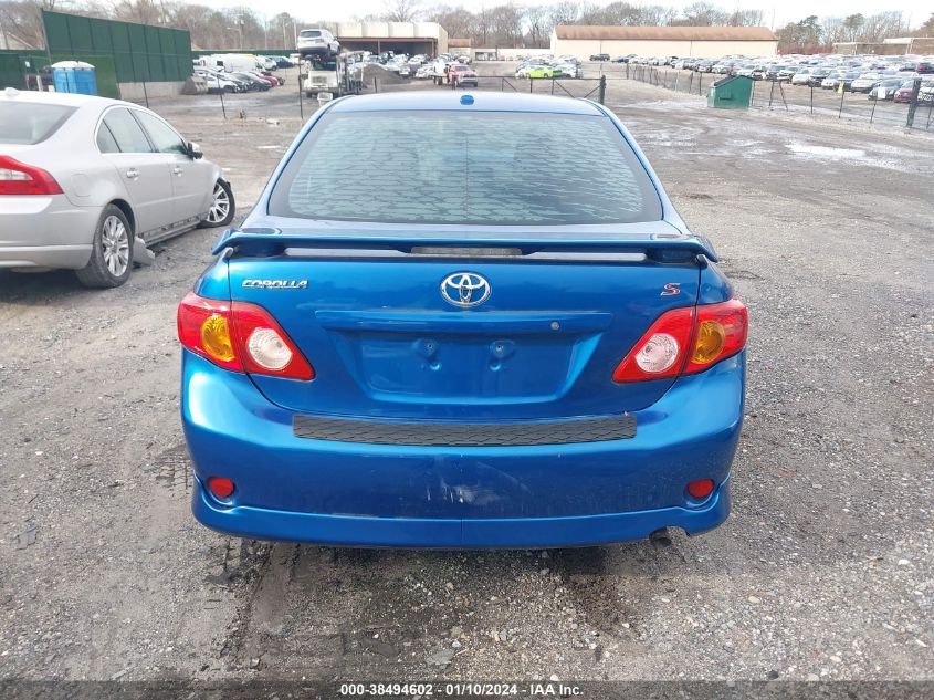 2010 Toyota Corolla S VIN: 2T1BU4EE9AC237358 Lot: 38494602