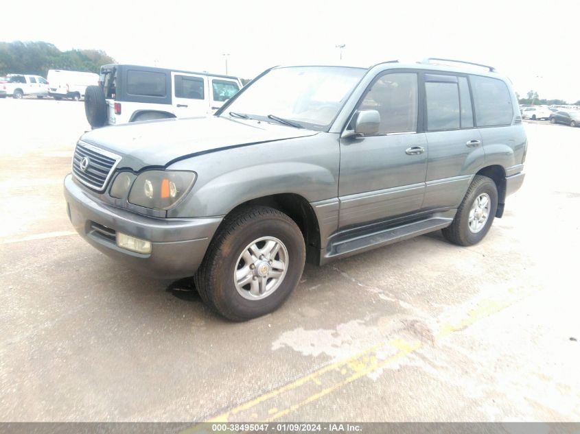 1999 Lexus Lx 470 VIN: JT6HT00W5X0050604 Lot: 38495047