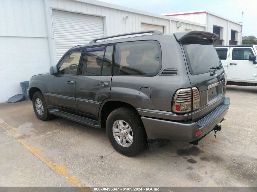 1999 Lexus Lx 470 VIN: JT6HT00W5X0050604 Lot: 38495047