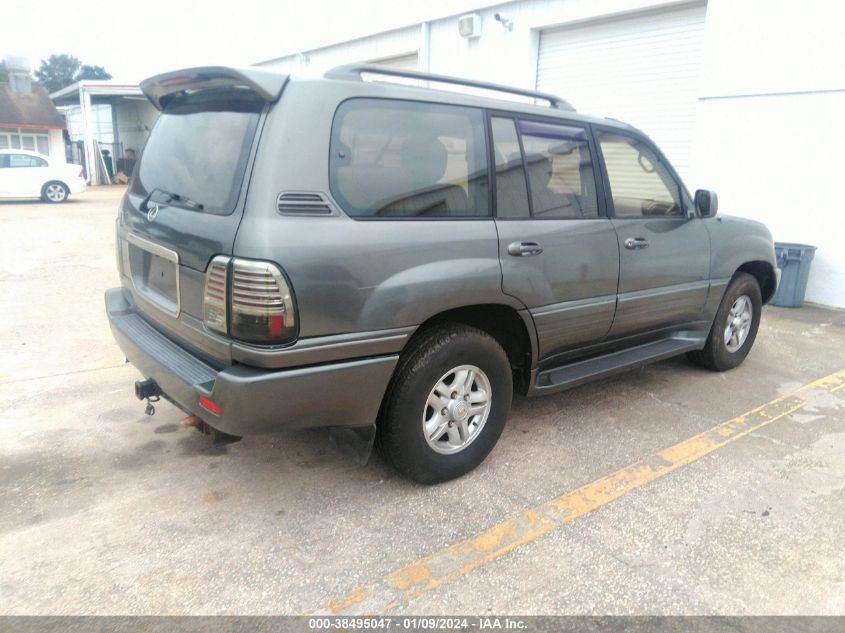 1999 Lexus Lx 470 VIN: JT6HT00W5X0050604 Lot: 38495047