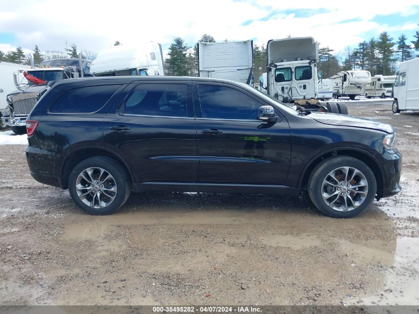 2019 Dodge Durango Gt Plus Awd VIN: 1C4RDJDG6KC651935 Lot: 38495282