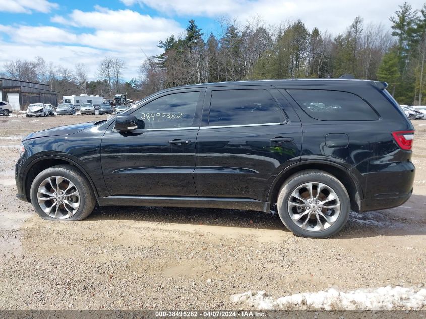 2019 Dodge Durango Gt Plus Awd VIN: 1C4RDJDG6KC651935 Lot: 38495282