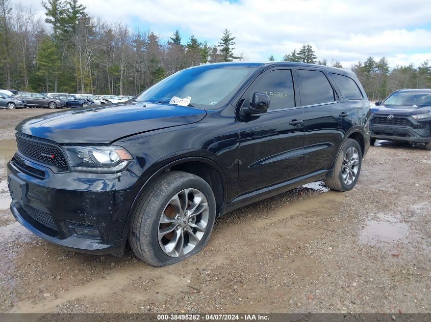 2019 Dodge Durango Gt Plus Awd VIN: 1C4RDJDG6KC651935 Lot: 38495282