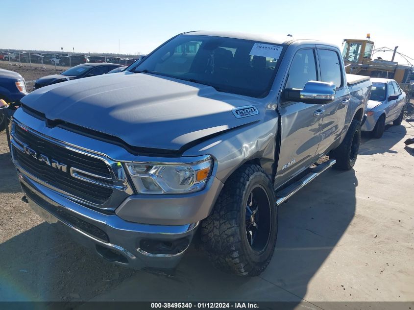 2019 Ram 1500 Big Horn/Lone Star 4X4 5'7 Box VIN: 1C6SRFFT7KN644627 Lot: 38495340