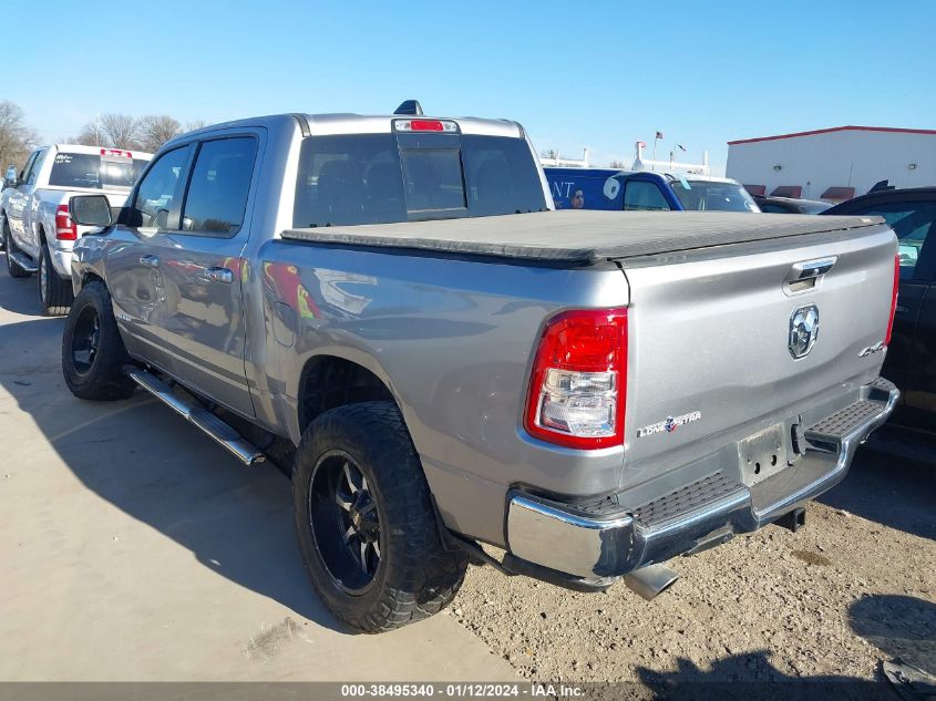 2019 Ram 1500 Big Horn/Lone Star 4X4 5'7 Box VIN: 1C6SRFFT7KN644627 Lot: 38495340