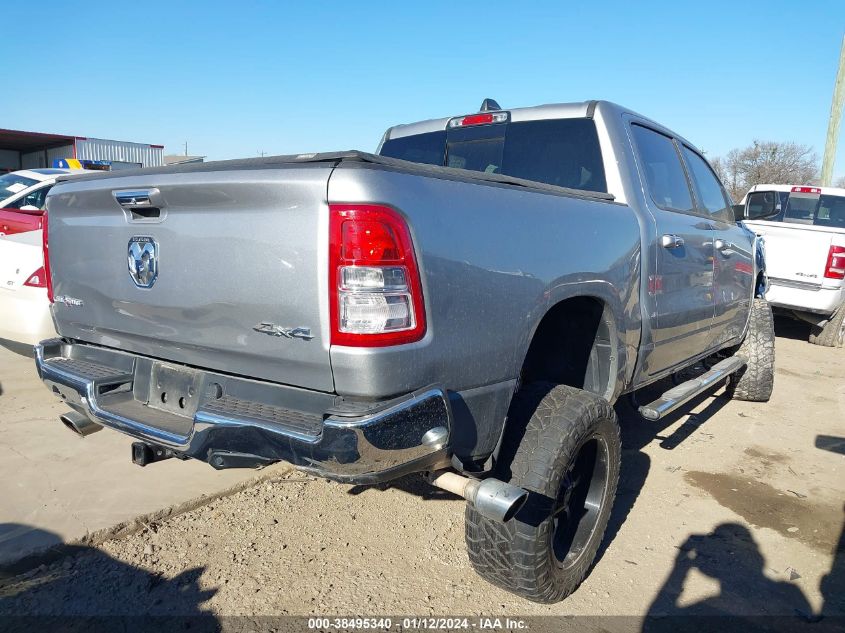 2019 Ram 1500 Big Horn/Lone Star 4X4 5'7 Box VIN: 1C6SRFFT7KN644627 Lot: 38495340