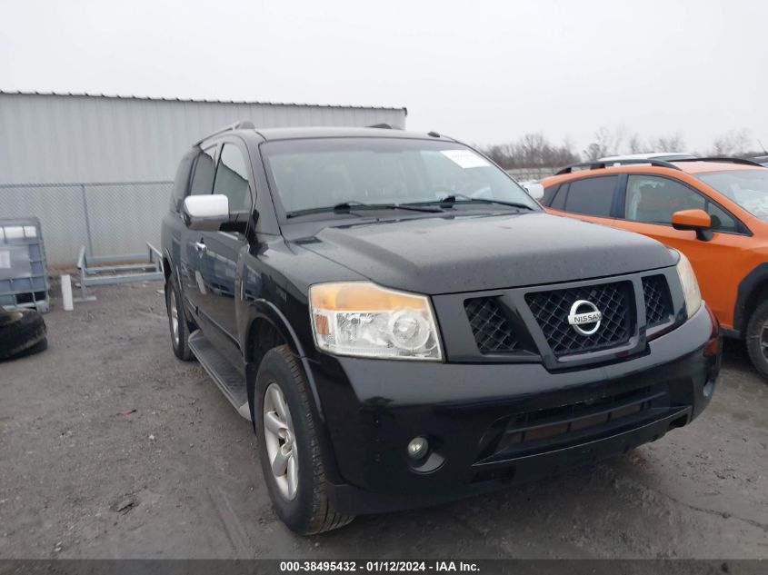 2011 Nissan Armada Sv VIN: 5N1AA0NC0BN619249 Lot: 38495432