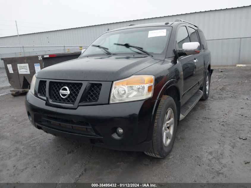 2011 Nissan Armada Sv VIN: 5N1AA0NC0BN619249 Lot: 38495432