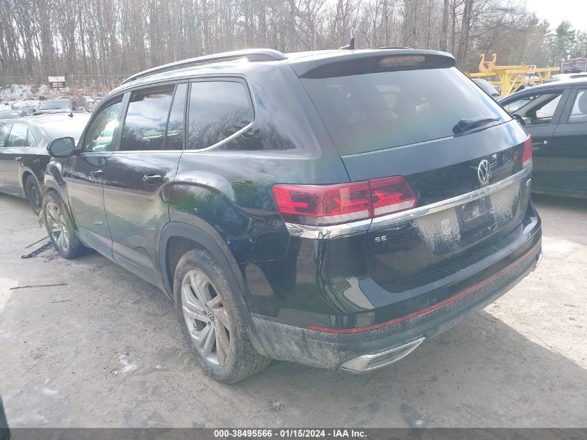 1V2KP2CAXNC534504 2022 Volkswagen Atlas 2.0T Se W/Technology