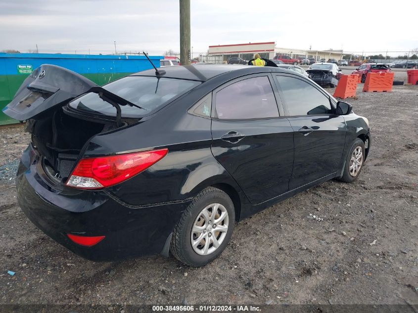 2014 Hyundai Accent Gls VIN: KMHCT4AE9EU689893 Lot: 38495606