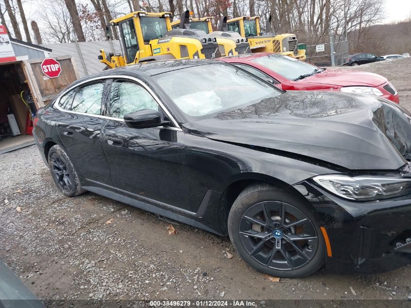 2022 BMW I4 Edrive40 VIN: WBY73AW05NFN05666 Lot: 38496279