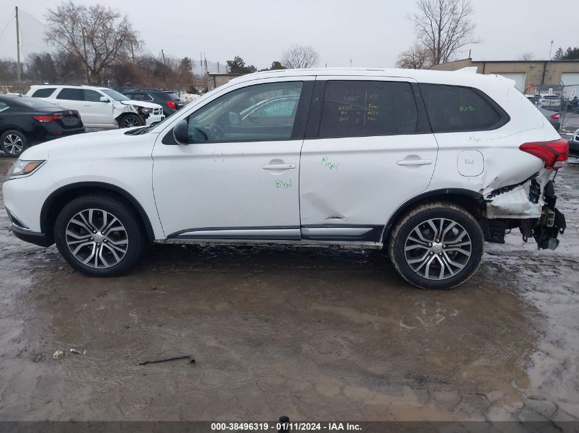 2017 Mitsubishi Outlander Es VIN: JA4AD2A30HZ021011 Lot: 38496319